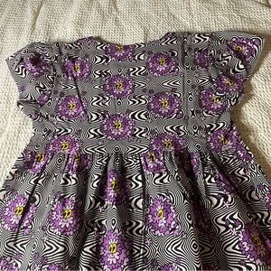 NWT Nooworks Frida dress XS Haze print